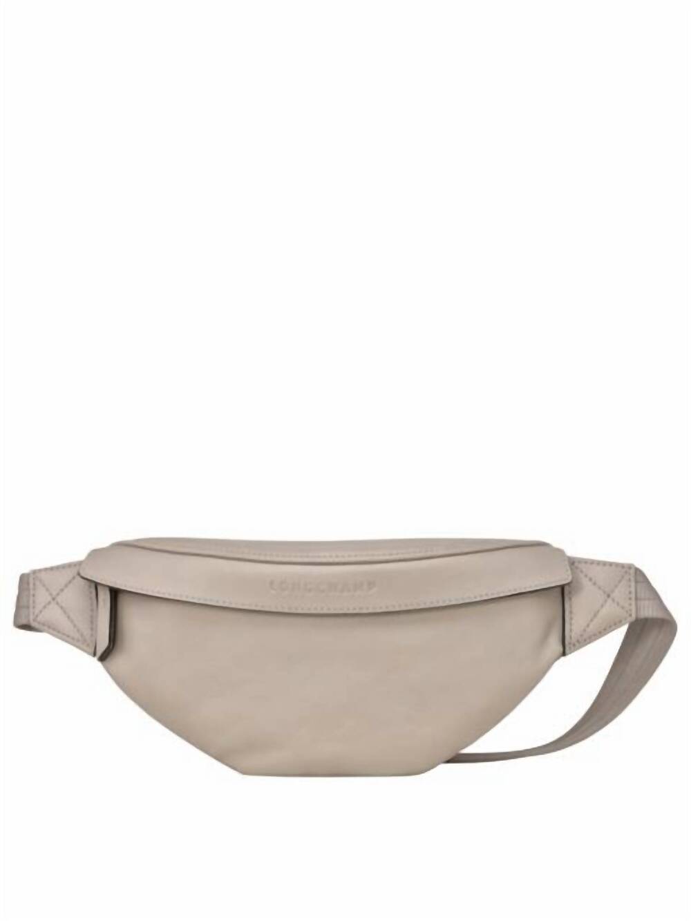 NEW LONGCHAMP leather belt bag in clay